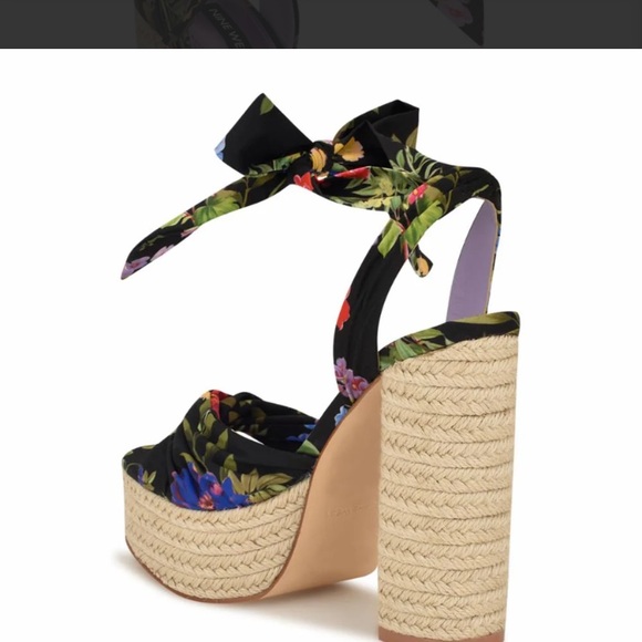 Nine West multi garden platform heels - Picture 3 of 7